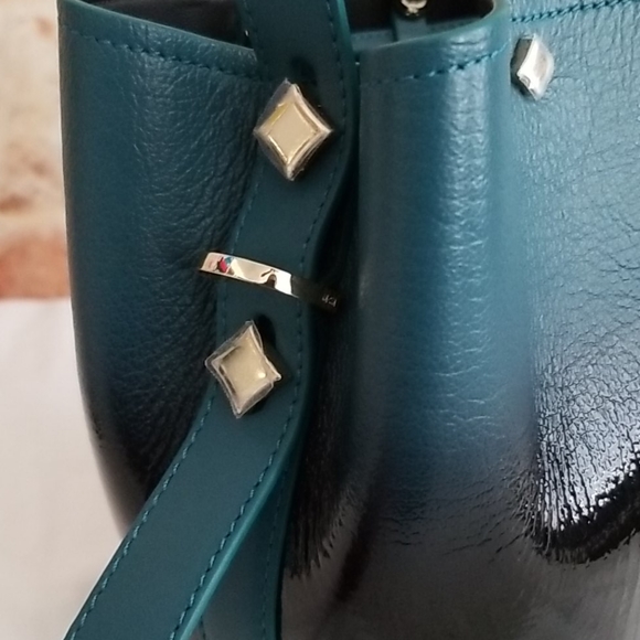 New MCM Milano Mini Patent Drawstring Bag - Picture 12 of 13